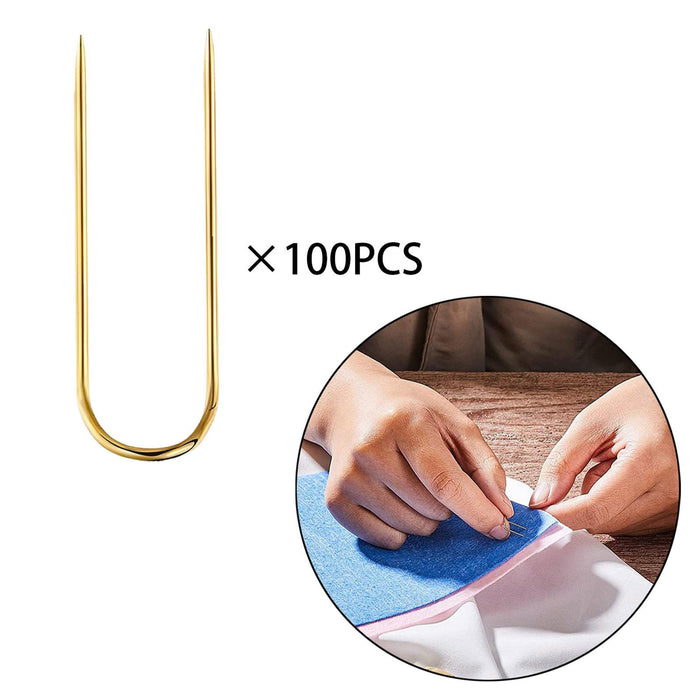 Sewing Pins for Fabric Straight Pins for Jewelry Making Patchwork Home Decor Aureate 100pcs