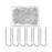 Sewing Pins for Fabric Straight Pins for Jewelry Making Patchwork Home Decor Argent 50pcs