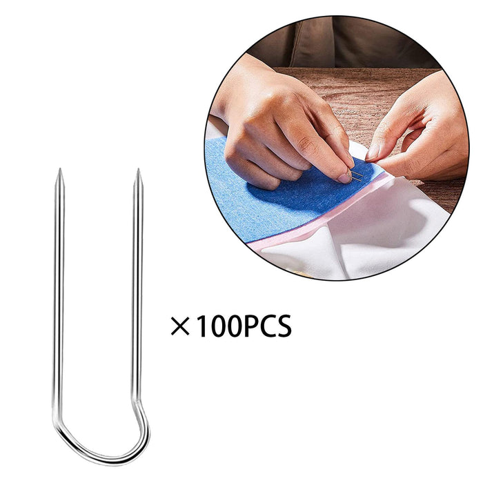 Sewing Pins for Fabric Straight Pins for Jewelry Making Patchwork Home Decor Argent 100pcs