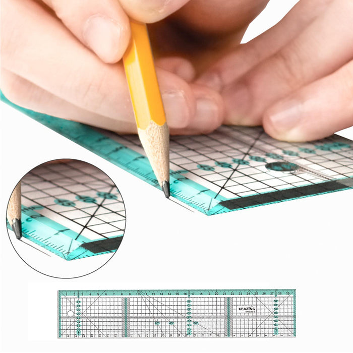 Tailoring Ruler Tansparent Metric Ruler for Cloth Leather Paper