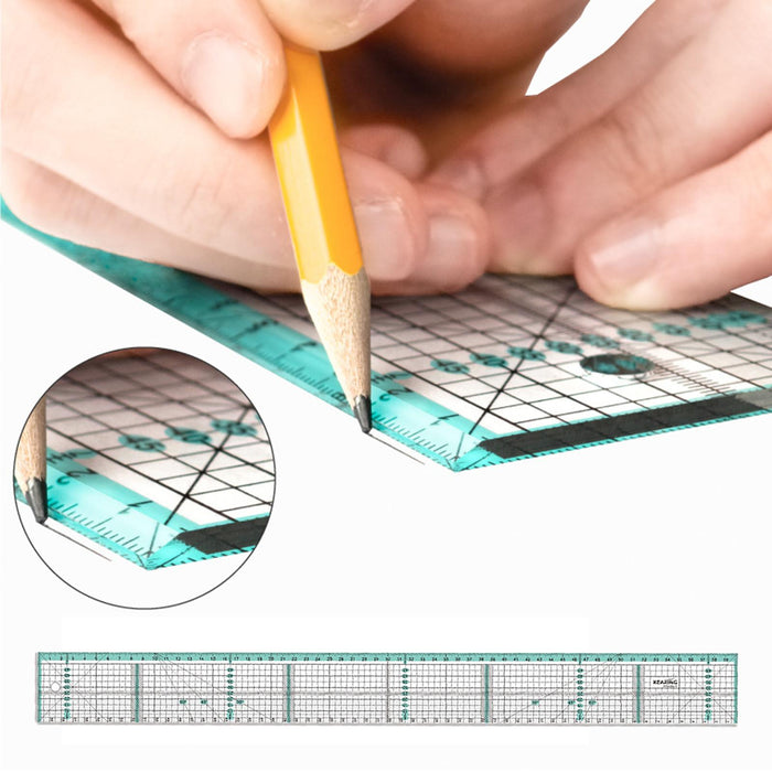 Tailoring Ruler Tansparent Metric Ruler for Cloth Leather Paper