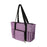 Yarn Storage Tote Bag for Crocheting Lightweight with 2 Holes Yarn Organizer violet