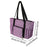 Yarn Storage Tote Bag for Crocheting Lightweight with 2 Holes Yarn Organizer violet