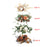 Wedding Arch Flowers Handcraft Front Door Garland for Reception Wall Banquet Style A