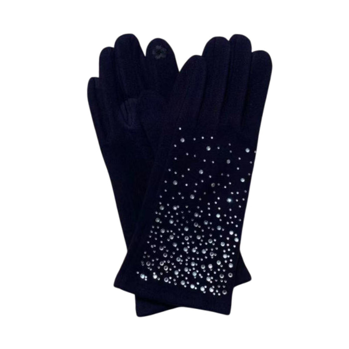 Crofta Winter Gloves Touch Screen Women Cycling Gloves for Motorcycle Riding Sports Dark Blue