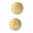 2 Pieces 100g Women Bubble Bath Salt Essential Oil Bomb Balls Yellow