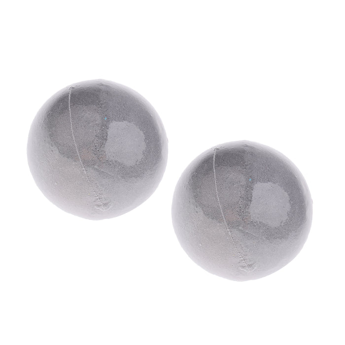 2 Pieces 150g Women Bubble Bath Salt Essential Oil Bomb Balls Gray