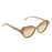 Crofta Women Handmade Bamboo UV 400 Polarized Sunglasses Wood Glasses + Box Pink