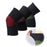 1 Pair Black Sports Knee Sleeves Arthritis Pain Brace Wrap Black Orange L