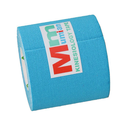 Crofta Waterproof Uncut Muscle Support Sports Kinesiology Tape Strip Roll Blue