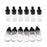 12 Pieces Empty Essential Oil Bottles Liquid Aromatherapy Dropper Clear 10ML