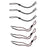 3 Pieces Eyeglass Glasses Chain Sunglasses Holder Cord Strap Black White