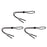 3 Pieces Eyeglass Glasses Chain Sunglasses Holder Cord Strap Black White