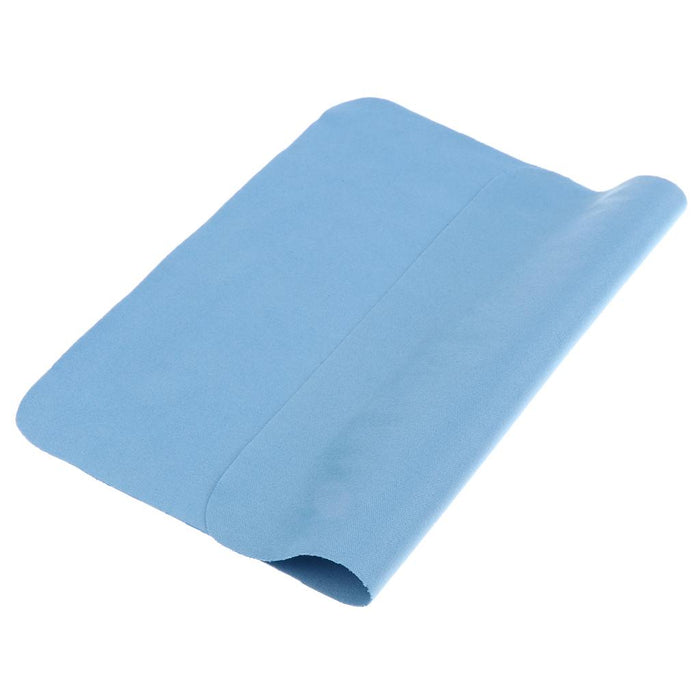 10 Pieces Microfiber Eyeglasses Camera Lens Cell Phones Cleaning Cloth Blue