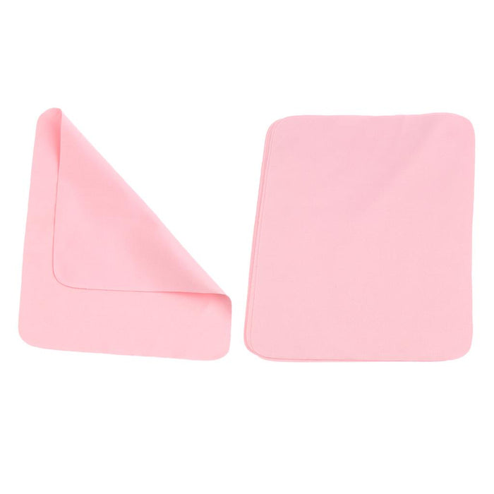 10 Pieces Microfiber Eyeglasses Camera Lens Cell Phones Cleaning Cloth Pink