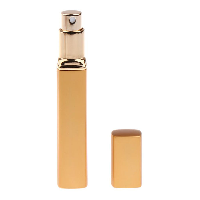 12ml Refillable Empty Fine Mist Sprayer Bottle Atomizer Makeup Vial Gold