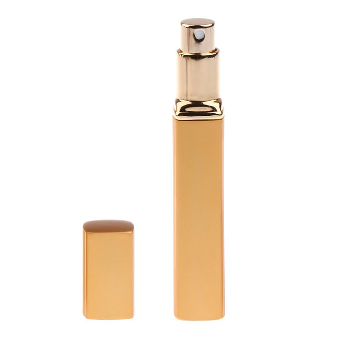 12ml Refillable Empty Fine Mist Sprayer Bottle Atomizer Makeup Vial Gold