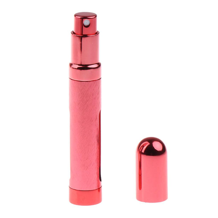 12ml Fine Mist Sprayer Bottle Makeup Atomizer with Viewing Window Red