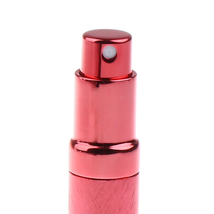 12ml Fine Mist Sprayer Bottle Makeup Atomizer with Viewing Window Red