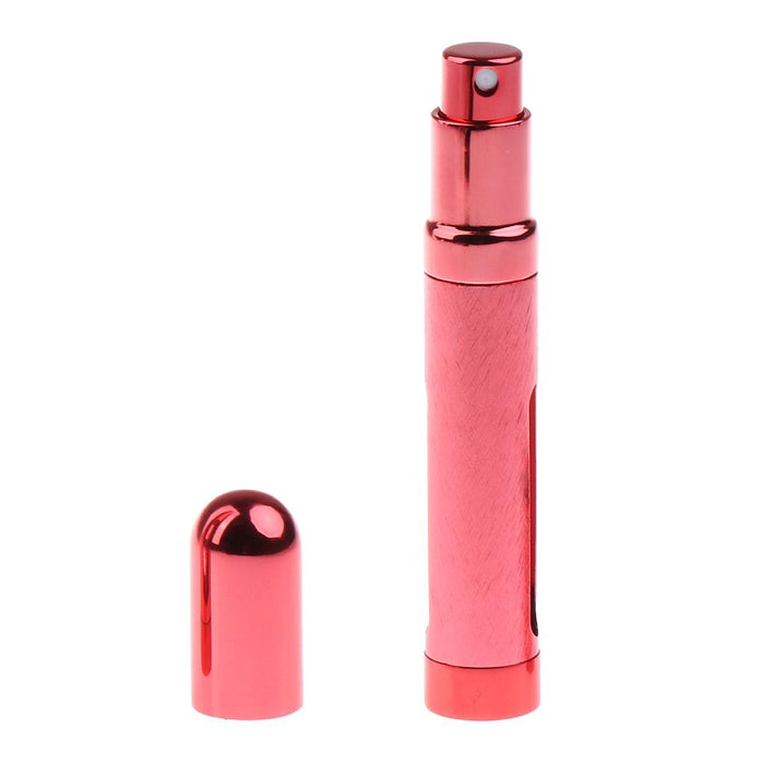 12ml Fine Mist Sprayer Bottle Makeup Atomizer with Viewing Window Red