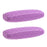 2 Pieces PU Leather Eye Glasses Hard Case Eyewear Box Protector Purple