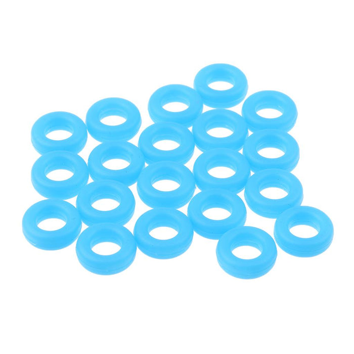 10 Pairs Anti Slip Silicone Ear Hooks Holder for Eyeglass Sunglasses Blue