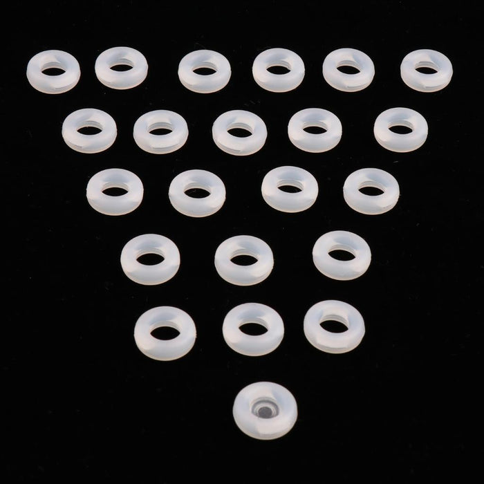 10 Pairs Anti Slip Silicone Ear Hooks Holder for Eyeglass Sunglasses White