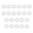 10 Pairs Anti Slip Silicone Ear Hooks Holder for Eyeglass Sunglasses White