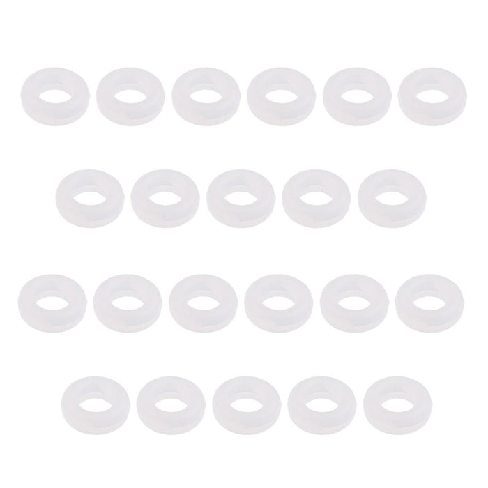 10 Pairs Anti Slip Silicone Ear Hooks Holder for Eyeglass Sunglasses White