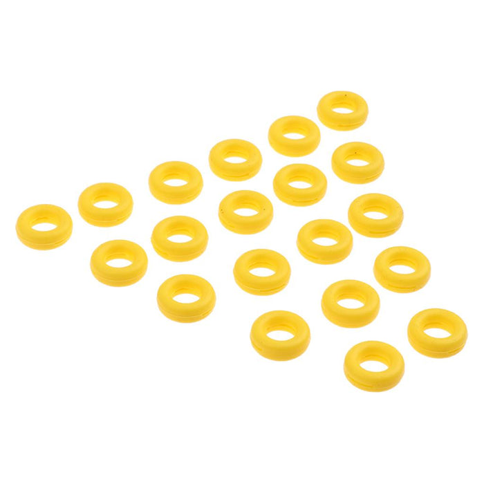 10 Pairs Anti Slip Silicone Ear Hooks Holder for Eyeglass Sunglasses Yellow