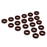 10 Pairs Anti Slip Silicone Ear Hooks Holder for Eyeglass Sunglasses Brown