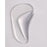 2 Pairs Women Silicone Gel Arch Support Insoles High Heel Shoes Inserts Pads for Plantar Fasciitis Flat Feet