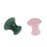 Crofta Women Facial Beauty Massage Jade Stone Relaxing Mushroom Massage Stone Pink