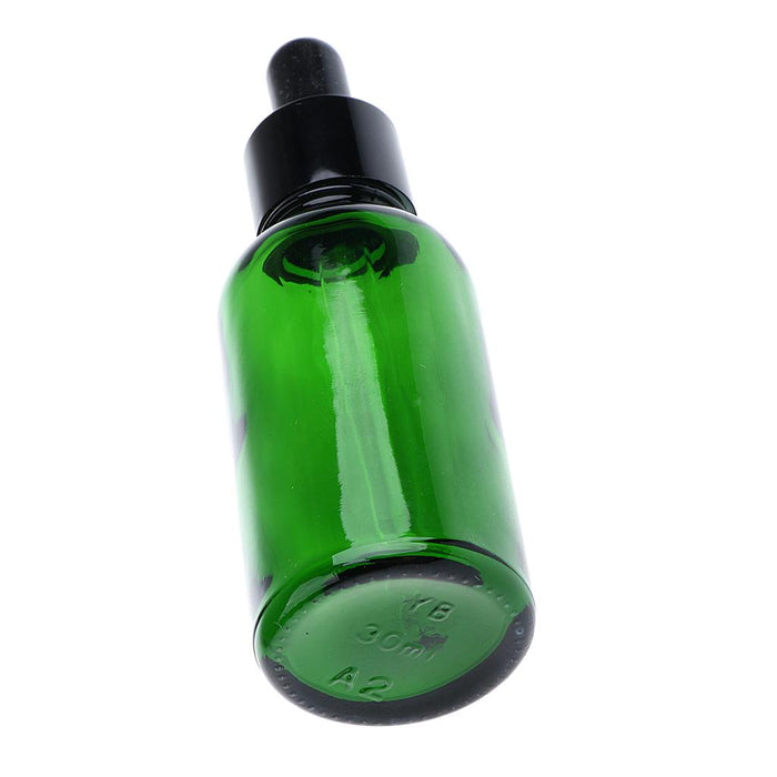 12 Pieces Empty Essential Oils Dropper Bottles Aromatherapy for 30ml Green