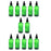 12 Pieces Empty Essential Oils Dropper Bottles Aromatherapy for 30ml Green