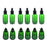 12 Pieces Empty Essential Oils Dropper Bottles Aromatherapy for 30ml Green