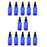 12 Pieces Empty Essential Oils Dropper Bottles Aromatherapy for 30ml Blue