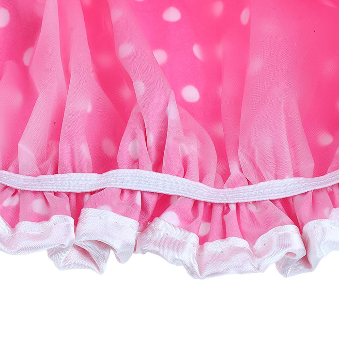 2 Pieces Double Layer Waterproof Shower Bathing Caps for Women Rose Red