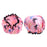 2 Pieces Waterproof Reusable Shower Cap Bath Hat for Women Lady Pink