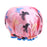 2 Pieces Waterproof Reusable Shower Cap Bath Hat for Women Lady Pink