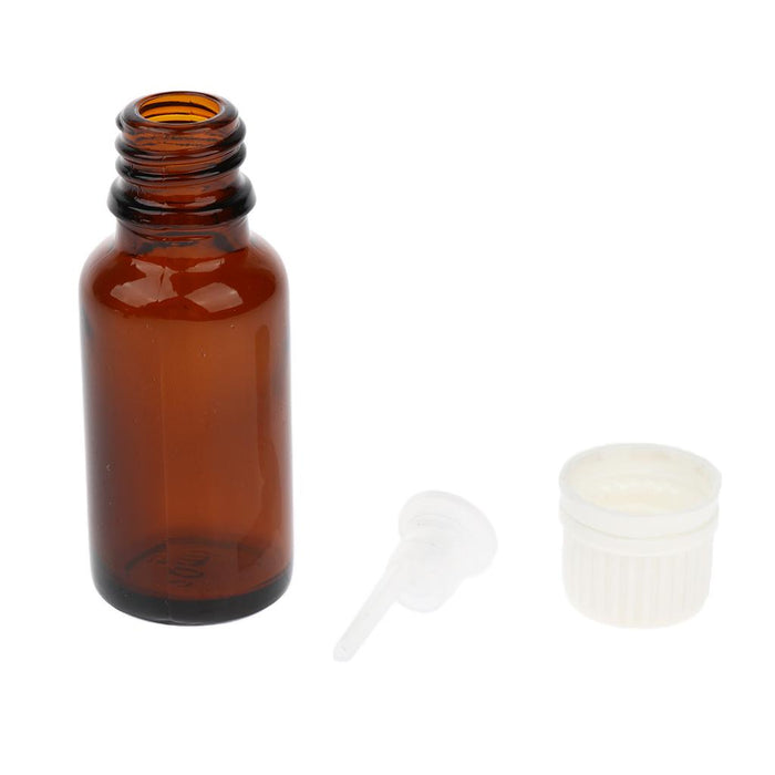 12 Pieces Essential Oils Glass Bottles With Orifice Reducer Dropper 20ml