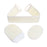 3pcs/Set Natural Loofah Bath Shower Towel Back Scrubber Long Back Towel Shower Glove for Home