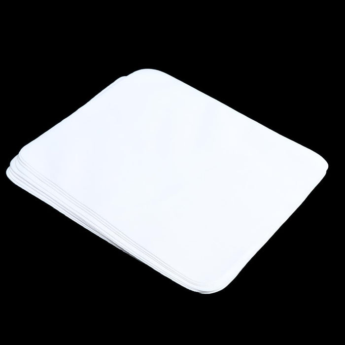 10 Pieces Microfiber Eyeglasse Cleaner Cloth for Spectacle Camera Lens White