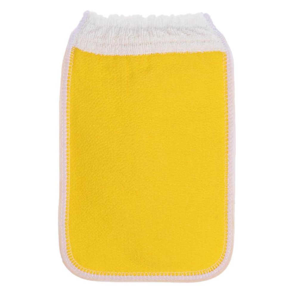 3 Pieces Bath Glove Shower Towel Mitt Back Body Scrub Exfoliating  Yellow