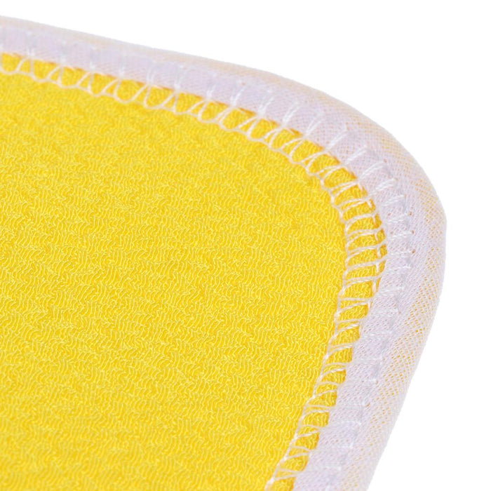 3 Pieces Bath Glove Shower Towel Mitt Back Body Scrub Exfoliating  Yellow