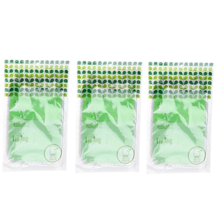 3 Pieces Bath Glove Shower Towel Mitt Back Body Scrub Exfoliating  Green