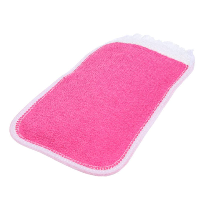 3 Pieces Bath Glove Shower Towel Mitt Back Body Scrub Exfoliating  Pink