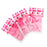 3 Pieces Bath Glove Shower Towel Mitt Back Body Scrub Exfoliating  Pink