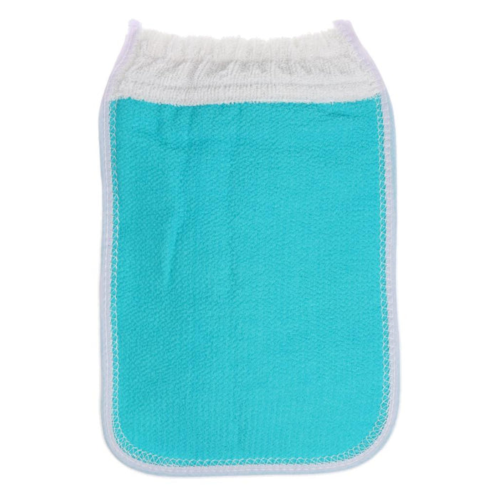 3 Pieces Bath Glove Shower Towel Mitt Back Body Scrub Exfoliating  Blue