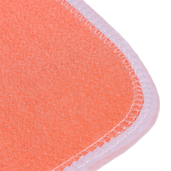 3 Pieces Bath Glove Shower Towel Mitt Back Body Scrub Exfoliating  Orange